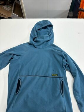 Melanzana Men's Teal Hooded Fleece Pullover